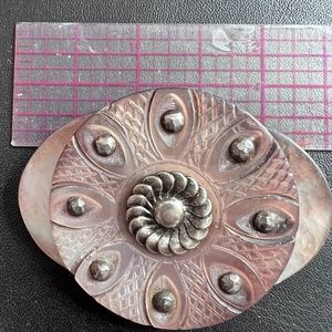 One of a Kind Vintage Button Pin